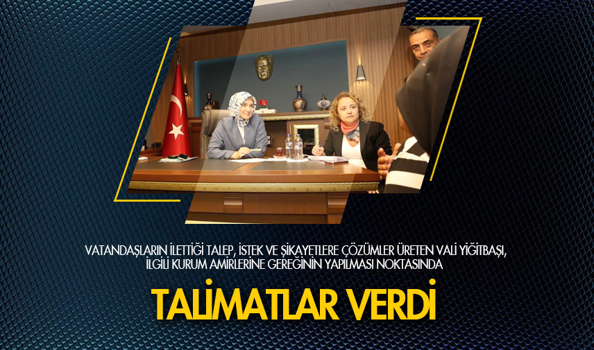 Vali Yiğitbaşı Dinar ilçesinde vatandaşları dinledi